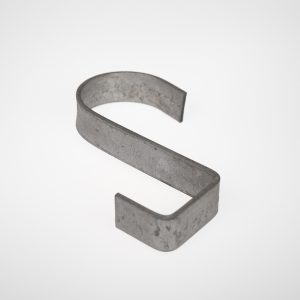 20 X 3 MM BAND STEEL HOOK H=135 MM