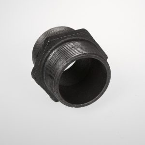 HEX EQUAL NIPPLE MALE (BLACK) 2 1/2"