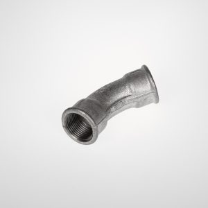 45 DEG BEND FEMALE (GALVANIZED) 1"