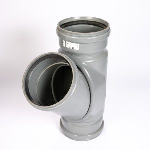 TEE 45 DEG 3 X RUBBER 250 X 250MM