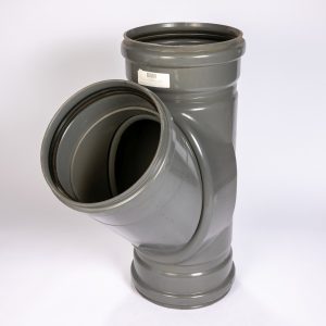 TEE 45 DEG 3 X RUBBER 400 X 315MM