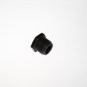 BLACK THREADED PLUG 1"