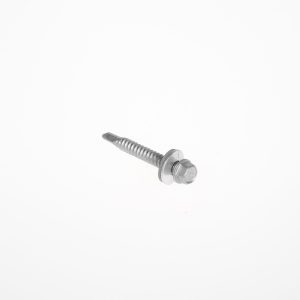 SELF DRILLING SCREW, HEX HEAD 6.0 X 45MM WITH NEOPRENE WASHER STAINLESS STEEL