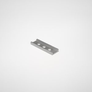 RIDGE BOTTOM COUPLING CLAMP 26 X 60 X 8 MM - 3 HOLES 7 MM - SET